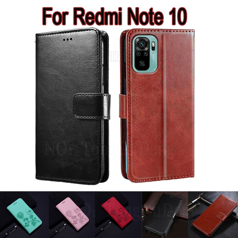 kippen fallen Für Xiaomi Redmi Hinweis 10 Abdeckung Telefon Schutzhülle Funda Für Xiami Redmi Hinweis10 fallen Brieftasche Stand Leder buch Capa