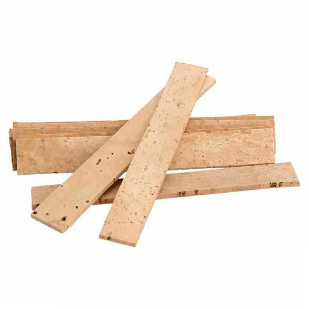 Fleksibilitet klarinet kork bb bas klarinet hals led naturlig kork ark instrument reparation udskiftningssæt 81*11*2mm