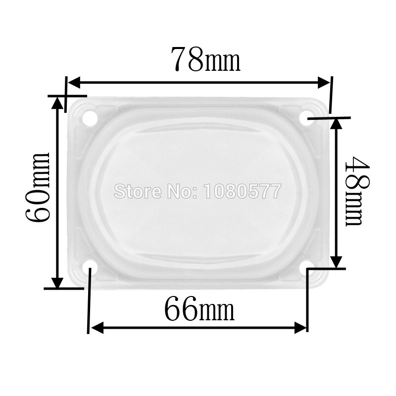 1 Juego de lentes LED COB con Reflector y anillo de silicona impermeable 120 grados 78mm * 60mm para 20W 30W 50W COB Chip LED Luz de inundación DIY