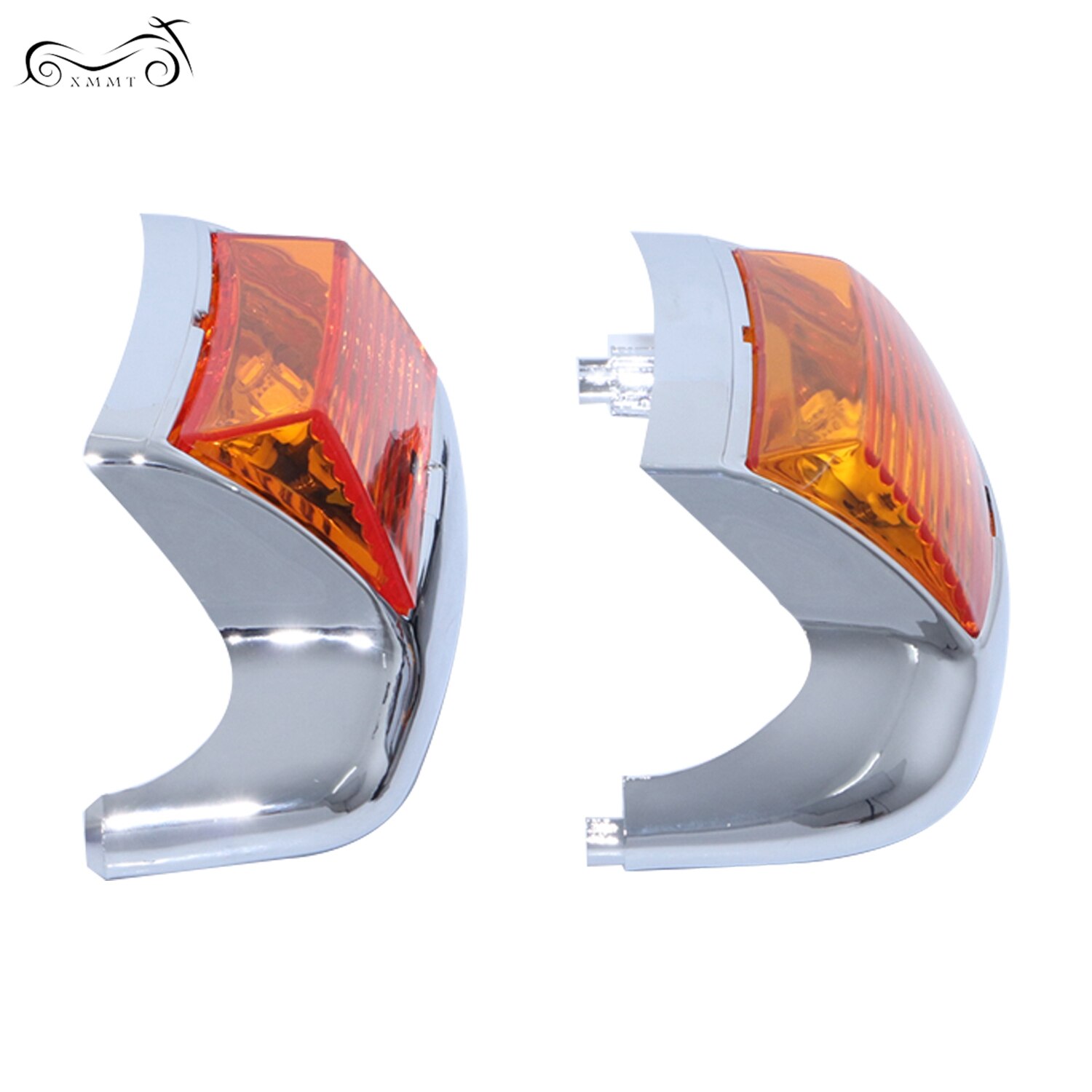 Motorcycle Parts Amber Front Rear Fender LED Tip Light Mudguard Trim For Harley Touring Softail Dyna Super Glide Custom FXDC