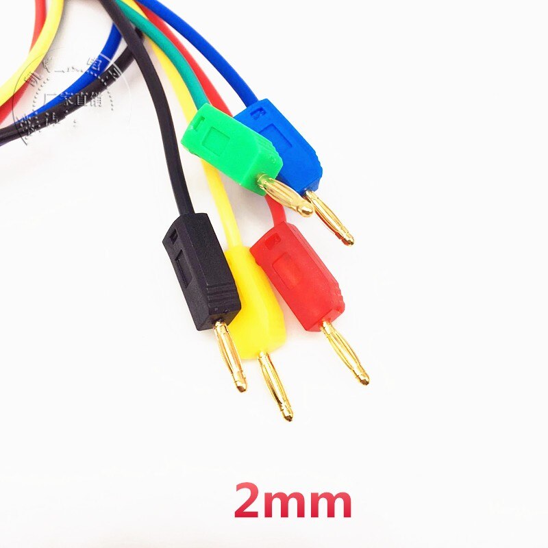2Mm Banana Plug 4Mm Alligator Clip Alligator Clip Kabel Voor Transistor Tester 30Cm Lange