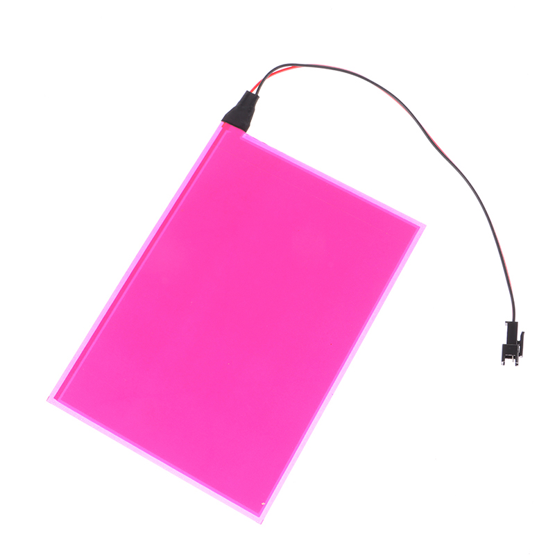 Panel-Hintergrundbeleuchtung, LED-Leuchte, 15 x 13,5 cm, Panel-Hintergrundbeleuchtung, LED-Elektrolumineszenz-El-Hintergrundbeleuchtung mit DC12V-Wechselrichter: Gelb