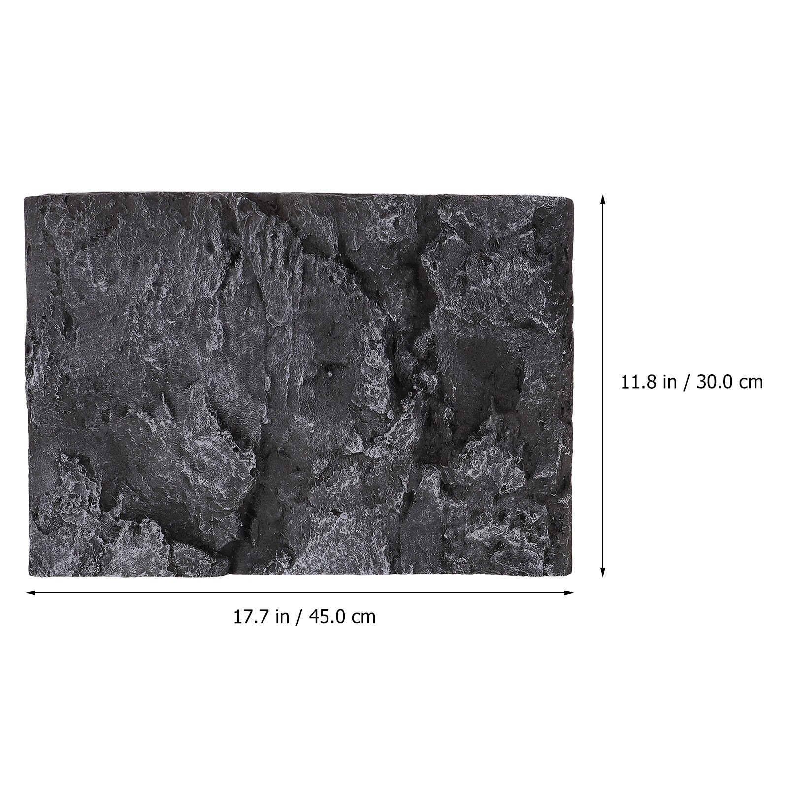 1pc Reptile Tank Background Board Lifelike 3D PU Reptile Tank Background Board Turtle Tank Background Decoration 45X30X3.5CM