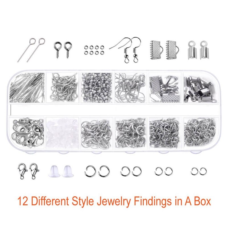 ! Sieraden Maken Benodigdheden Kit Met Sieraden Gereedschap Sieraden Draden En Sieraden Bevindingen Voor Sieraden Reparatie En Kralen