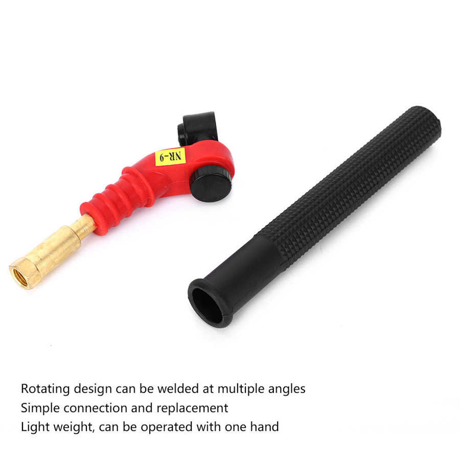 Welding Torch Head Swivel Neck Welding Torch Head Air Cooled Swivel Neck Water-Cooled Weld Accessories NR-9