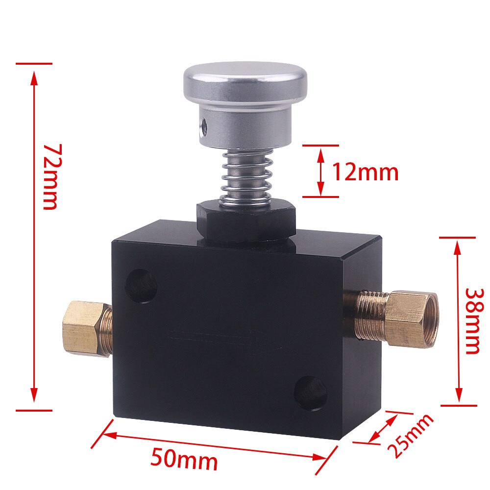 Hydraulic Brake Park Lock 1/8NPT Manual Brake Line Lock Pressure Hold For Disc Drum