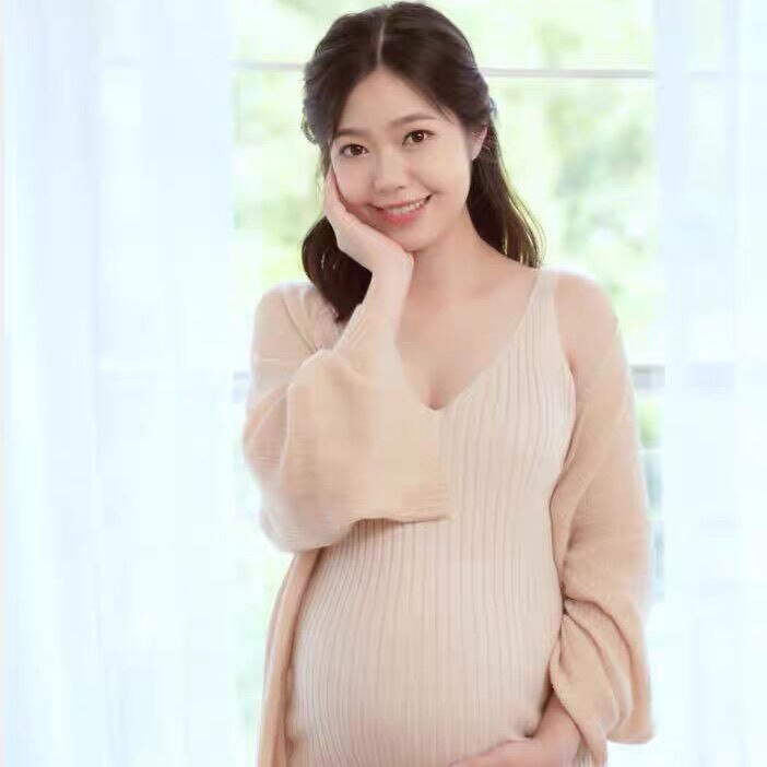 Ropa de fotografía de maternidad, cárdigan, falda para fotos, ropa de maternidad, vestido para sesión de fotos de embarazo: set 6 / XL 70kg-85kg