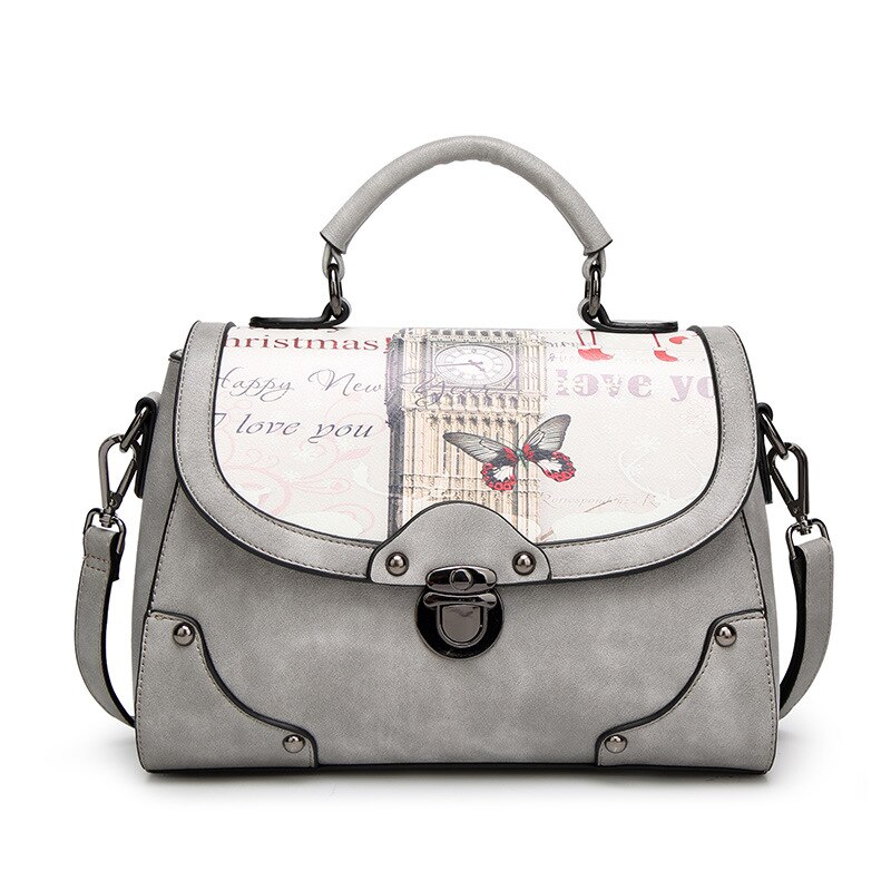 High Female Bag Autumn Products Frosted Handbag Female Trend Wild One-shoulder Messenger Bag Female: Gray