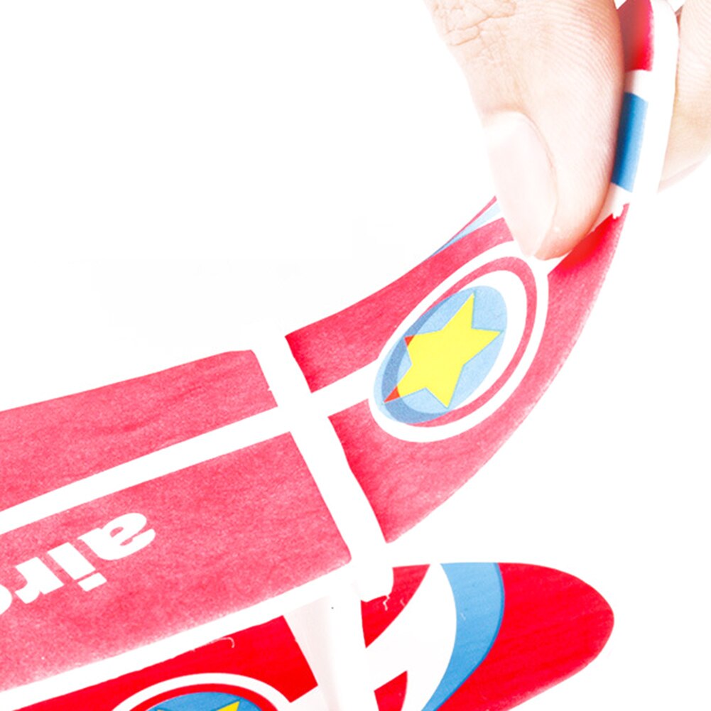 DIY Hand Throw Electric Fly Back Aircraft Rechargeable Glider Kids Toy Aeroplane Model Learning to understand principles