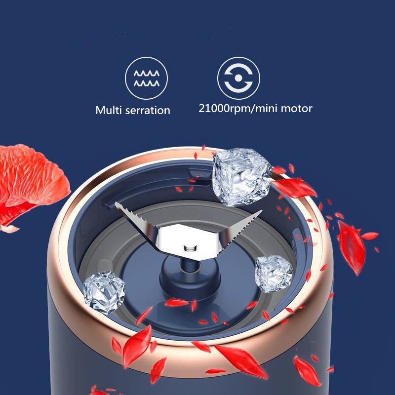 Original Deerma 400ml Portable Electric Juicer Lemon Orange Fruit Squeezer Wireless Blender For Travel