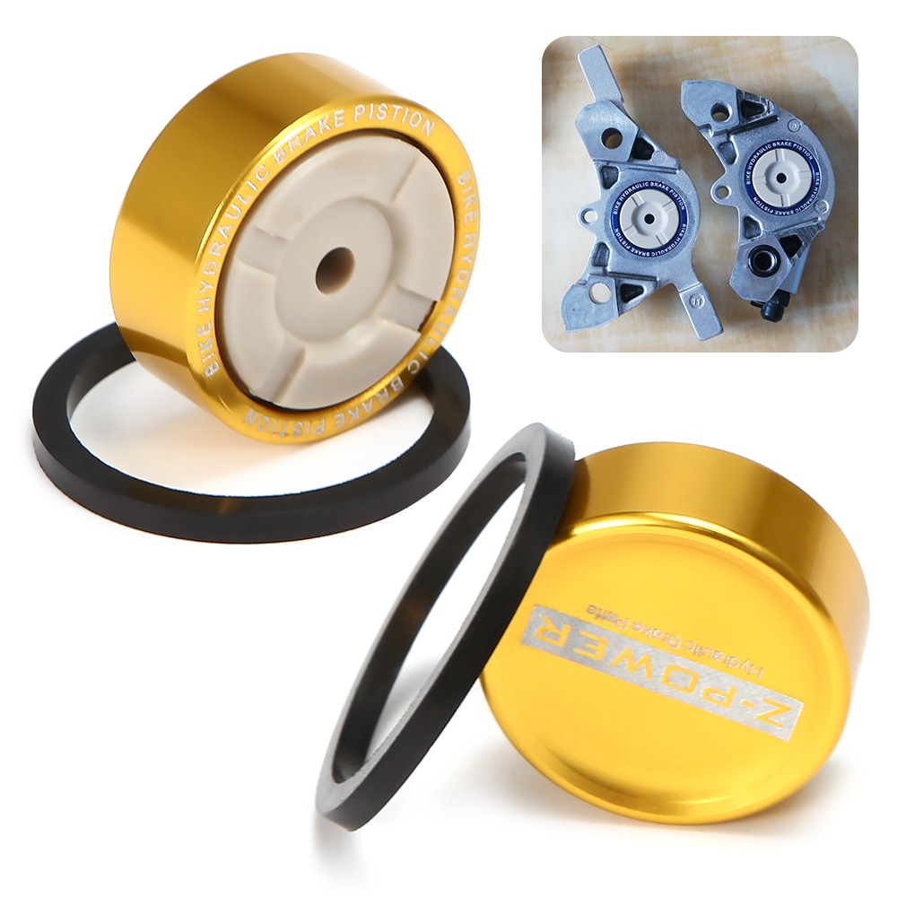 Repuestos para pinza de freno hidráulica para bicicleta, 1 unidad, anillo de sellado de pistón de Metal para Shimano SLX M675/M7000/XT M785/M80000/RS805/RS815