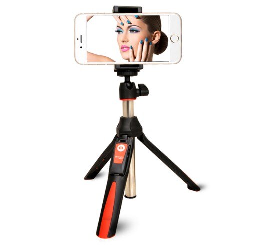 Benro MK10 Handheld Erweiterbar Mini Stativ Selfie Stock mit Fernbedienung für & Neue: Orange