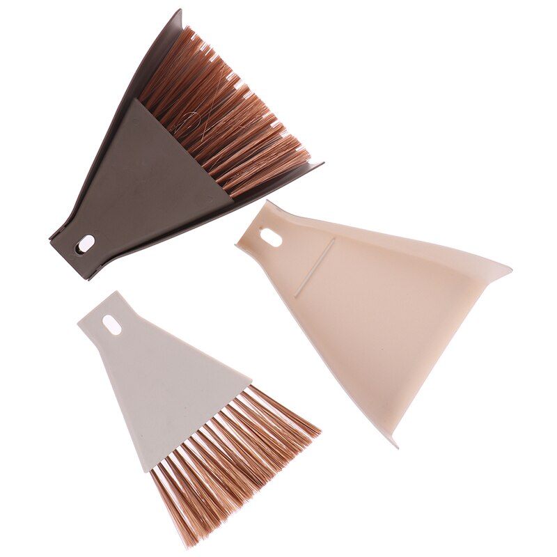 Mini Desktop Broom and Dustpan Set and Brush Cleaning Tool Household Dust Pan