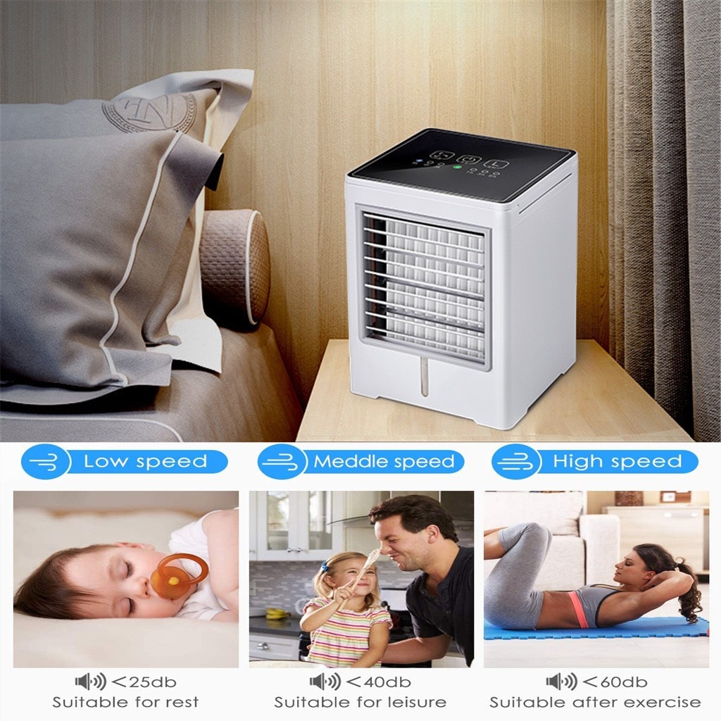 Air Cooler Portable Mini Air Conditionering USB Charging Air Conditioner Fan Mini Cooler Portable Small Air Conditionering #z