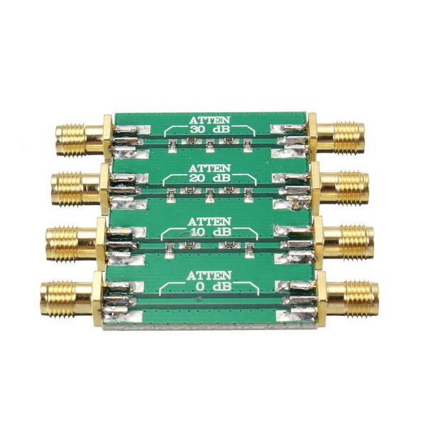 23dbm dc 4.0ghz rf atenuador fixo sma dupla fêmea cabeça 0db 10db 20db 30db