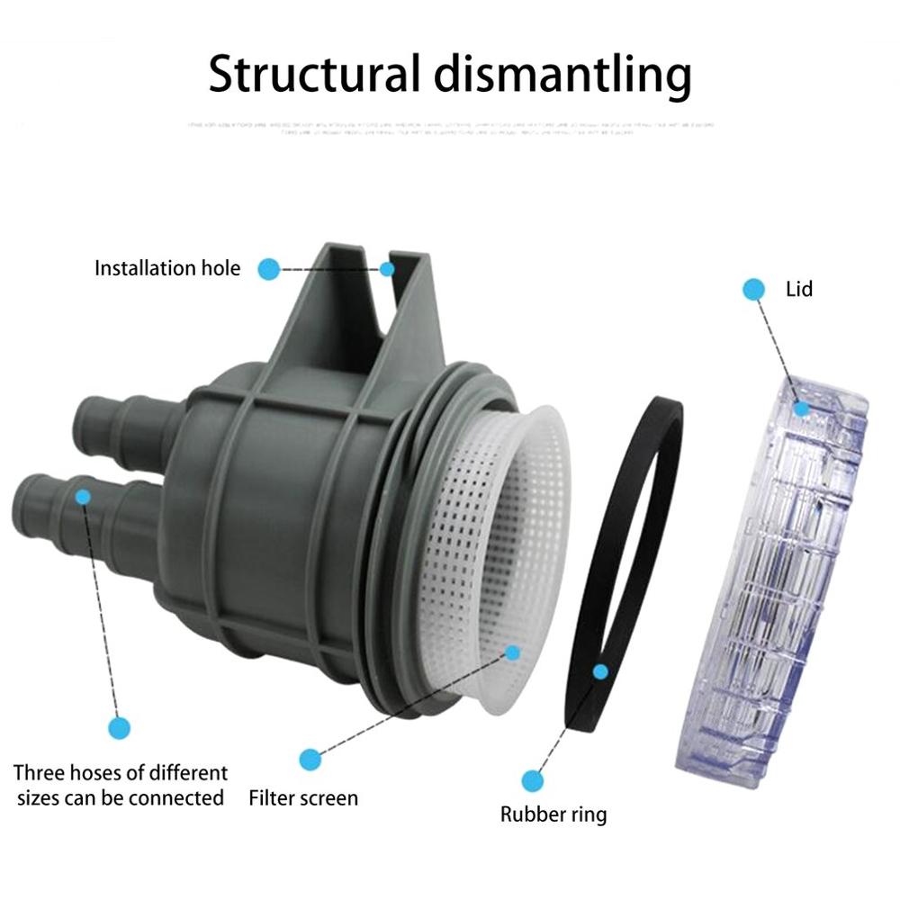 Small Marine Engine Seawater Filter Drain Pump Sea Water Filter Sea Water Filter