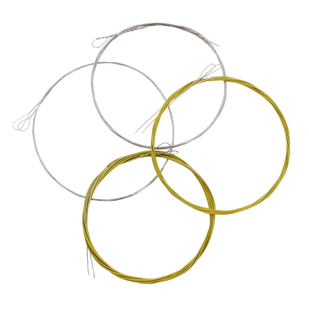 IRIN-cuerdas de mandolina M101, cuerdas de instrumento de acero inoxidable enrolladas en bronce, Color plateado y dorado (.010-.034)
