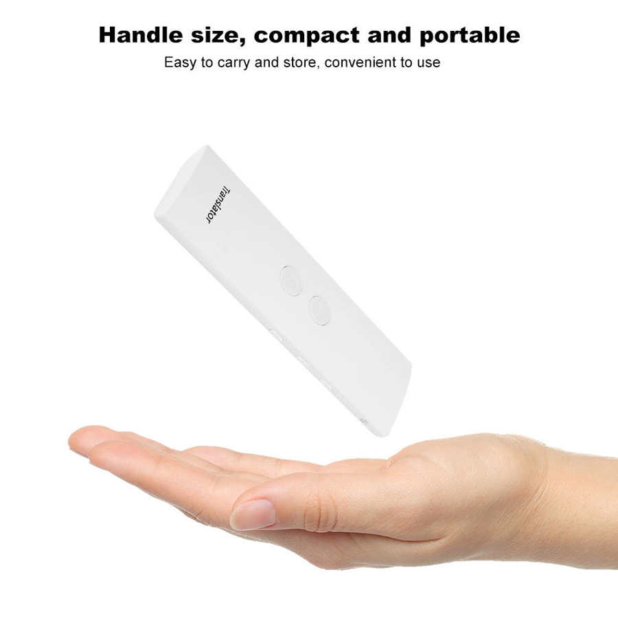 T6 smarta simultanöversättning stick språk realtid översättare bluetooth anslutning språk traductor för lärande