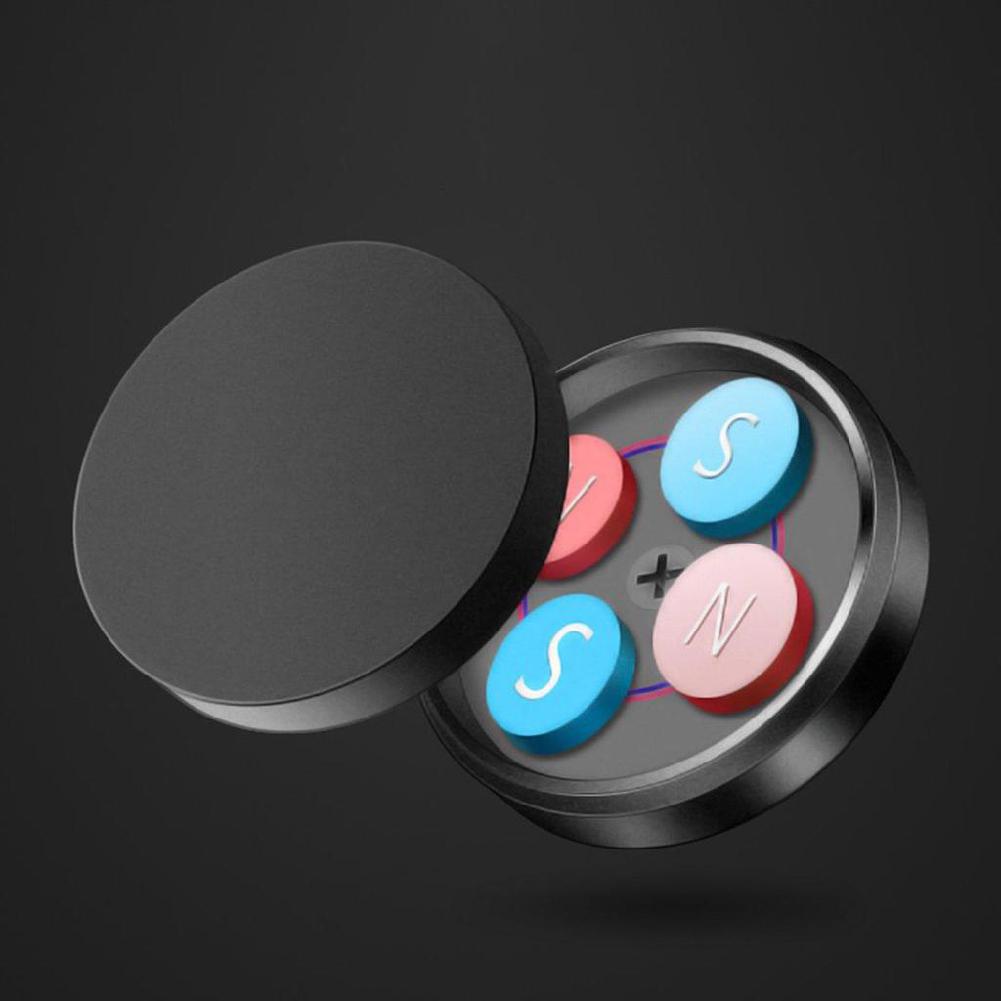 Soporte magnético Circular de plástico para teléfono móvil soporte para salpicadero de coche soporte para teléfono móvil para coche soporte Universal