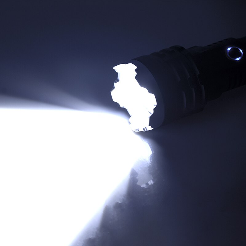 Super jasne XHP160 latarka latarka o dużej mocy doprowadziło ładowane na USB latarka Powiększenie latarka taktyczna latarka latarka myśliwska