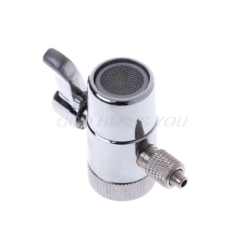 Faucet Adapter Diverter Valve Counter Top Water Filter Faucet Diverter Valve Ro System 1/4" 2.5/8" 3/8" Tube Connector