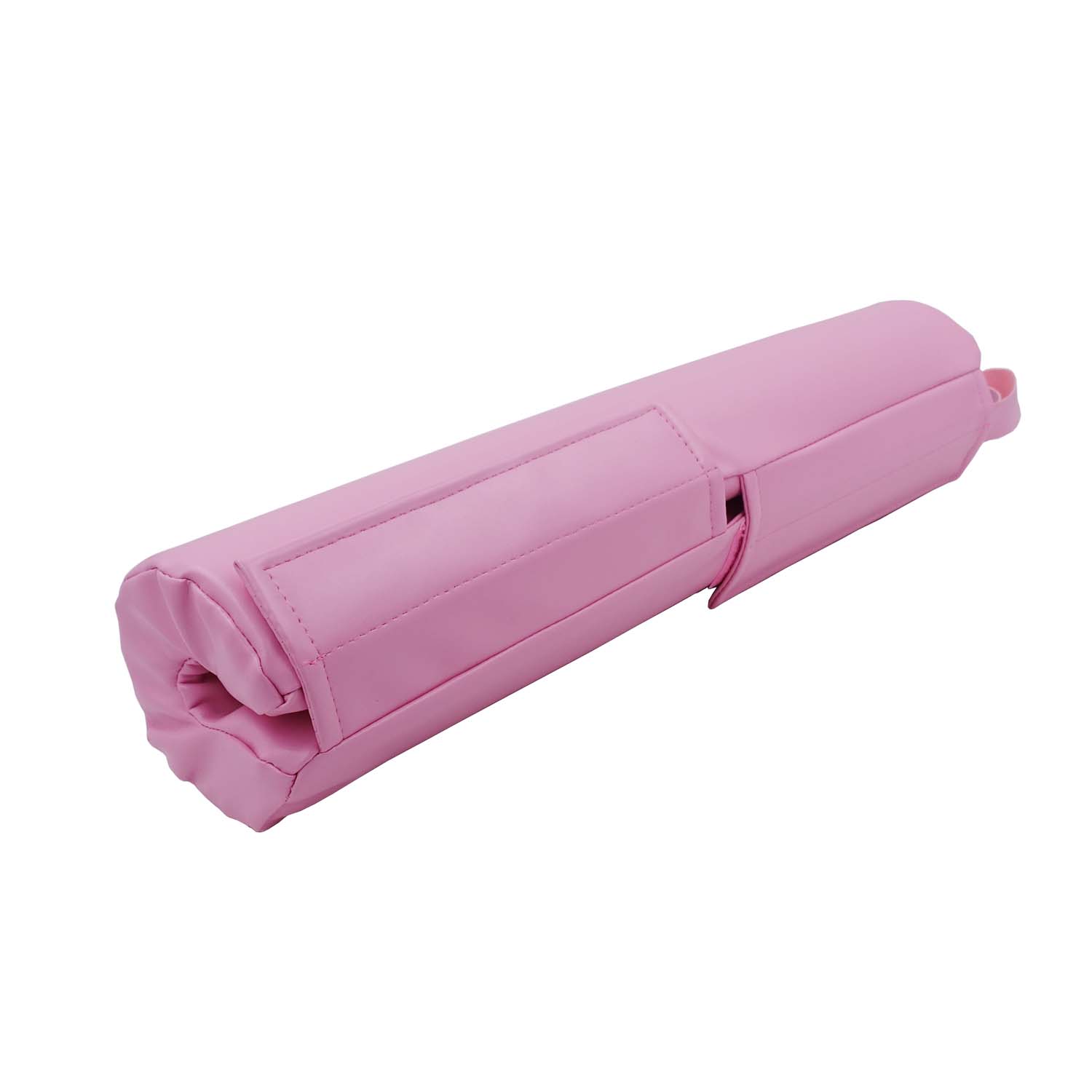 Hip Thrust Barbell Squat Pad Foam PU Leather Multifunction Pad for Gym Weightlifting Training Yoga Exercise Protective Equipment: Cylinder pink