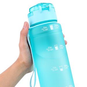 Reise flasker lekkasjesikker plast vannkoker 700ml bpa gratis sport vannflasker protein shaker utendørs tritan plast drikkeflaske