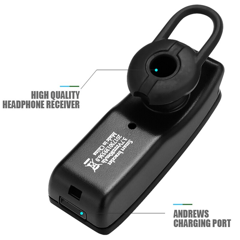 2 in 1 slimme armband met bluetooth oordopjes hartslagmeter sporthorloge  nd998