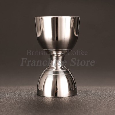 Bar Bartender Indian Stainless Steel Wine Measuring Spoon Measuring Cup Ounce Cup Ounce Gold Plated Wine Measuring Apparatus: Silver