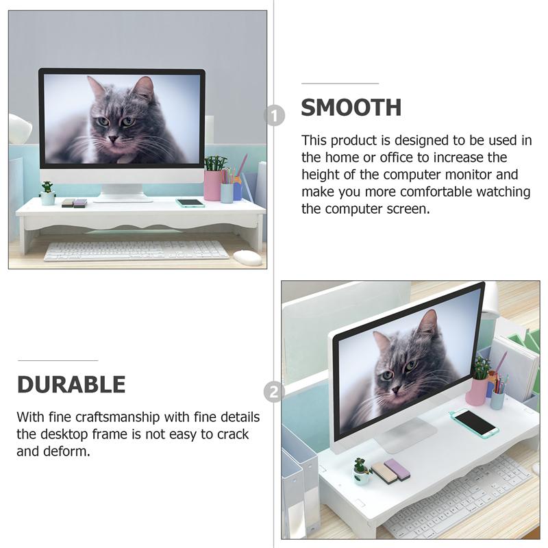 Monitor Stand Riser Universal Computer Desktop Ergonomic Laptop Stand Bracket Organizer Home Office for PC Laptop MacBook
