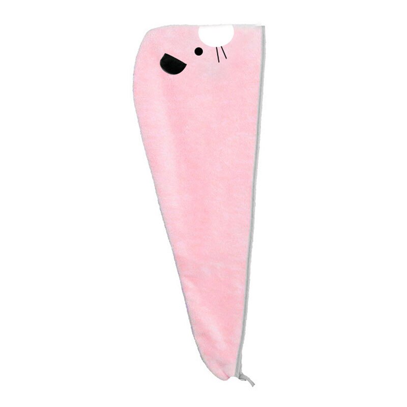 Haar Handdoek Microfiber Handdoek Magie Doekjes Handdoek Haar Douche Drogen Capbath Voor Thuis Handdoeken Badkamer Microfiber Solid Snel: Pink1.1