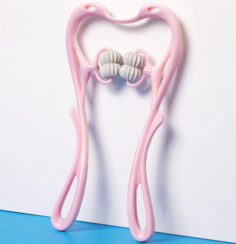 Pressure Point Therapy Neck Massage Tool Pressure Relieve Hand Roller Massage Neck Shoulder Dual Trigger Point Self Massager: A10