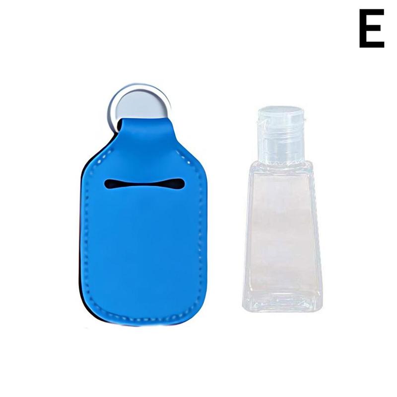Hand Sanitizer Bottle Mini Portable Travel Silicone Bottles Holder Disinfect Keychain Refillable Bottles with Gel O6X0