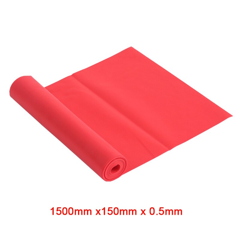 Elastic Resistance Bands Workout Equipments Expander Stretch Exercise Rubber Band Training Fitness Equipment Pull Rope Strength: red