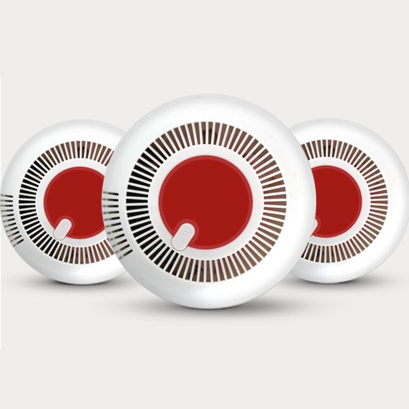 Independent Smoke Fire Alarm Home Security Wireless Smoke Detector Alarm