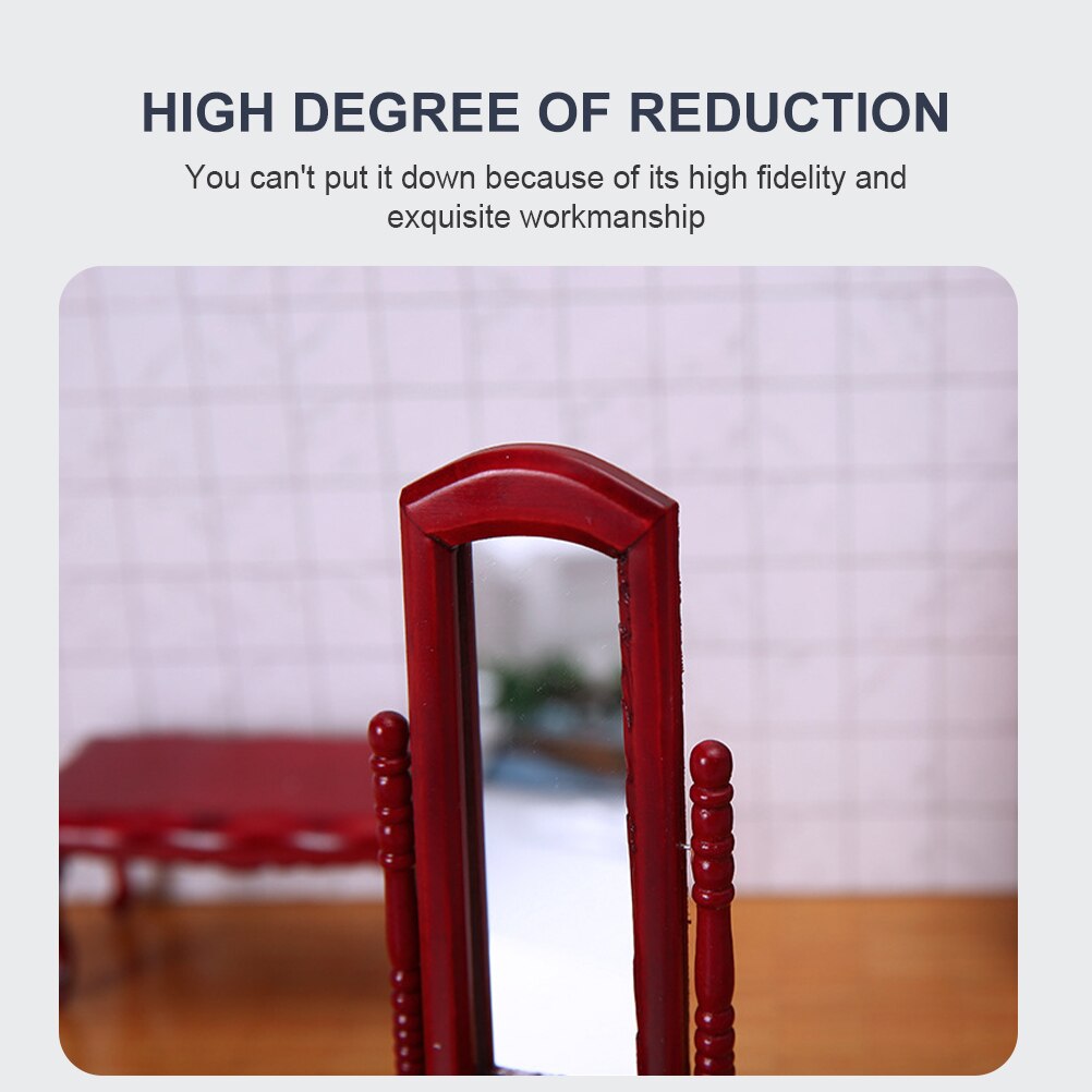 Volledige Lengte Spiegel Model Miniatuur Mini Huis Dressing Spiegel Mini Spiegel