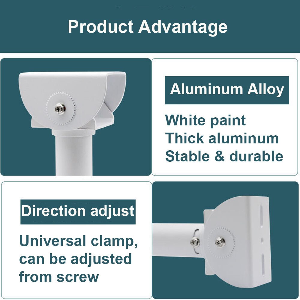 Duckbill Monitor Aluminum Alloy Universal Hikvision Dahua CCTV Camera Stand Extension Monitoring Wall Mount Camera Long Bracket