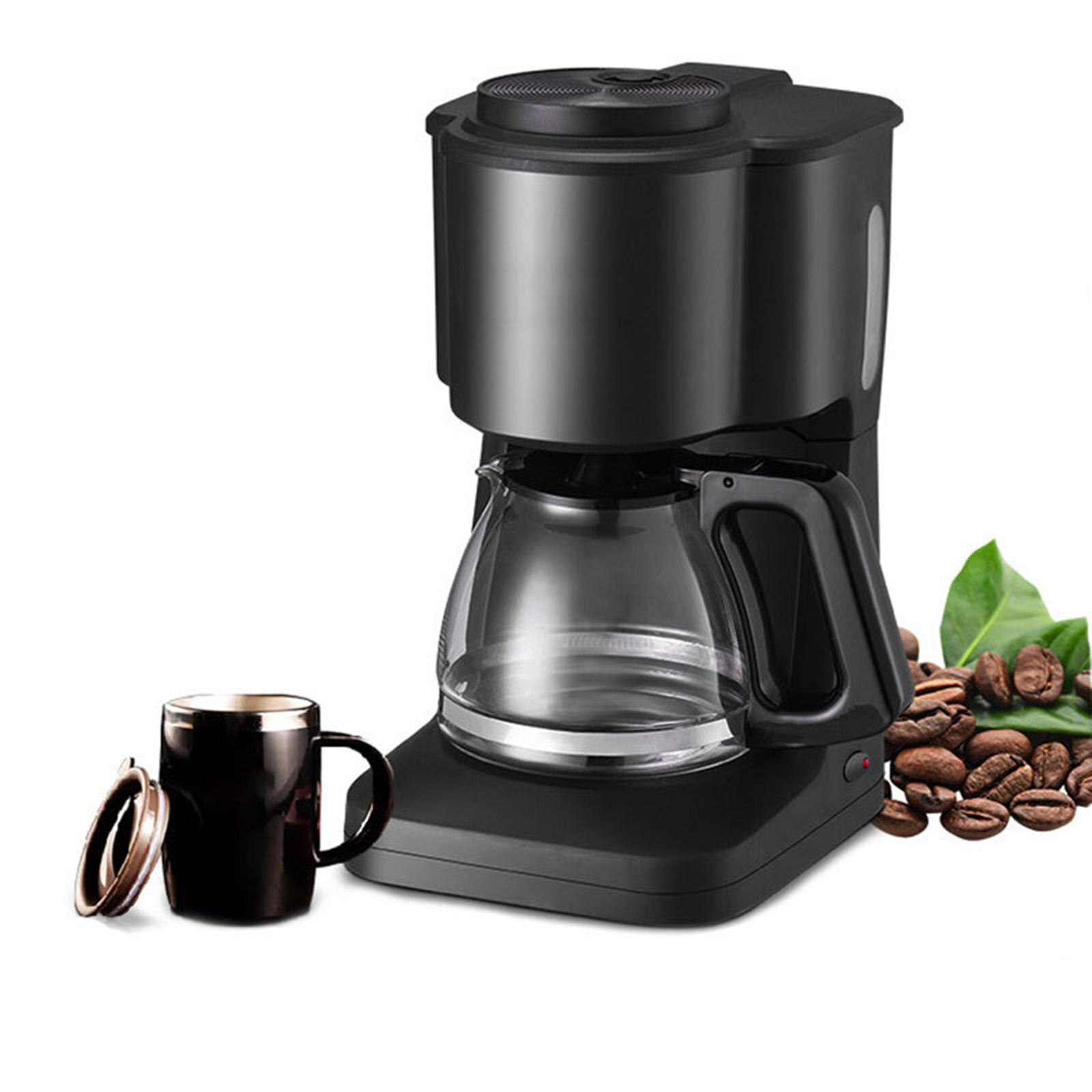 Electric Drip Coffee Machine Fast Brewing Insulated Coffee Machine Portable Coffeemaker for Kitchen Office Bar Cafe