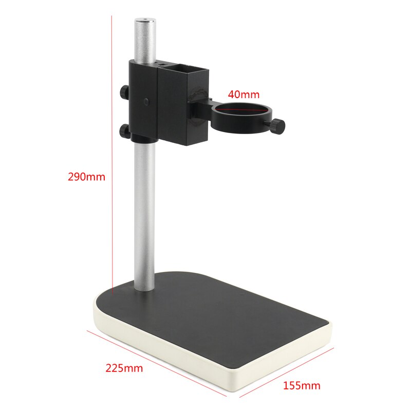40mm Large Adjsutable Stereo Digital Industry Lab Microscope Lens Table Stand Dual Ring Holder: A 40mm