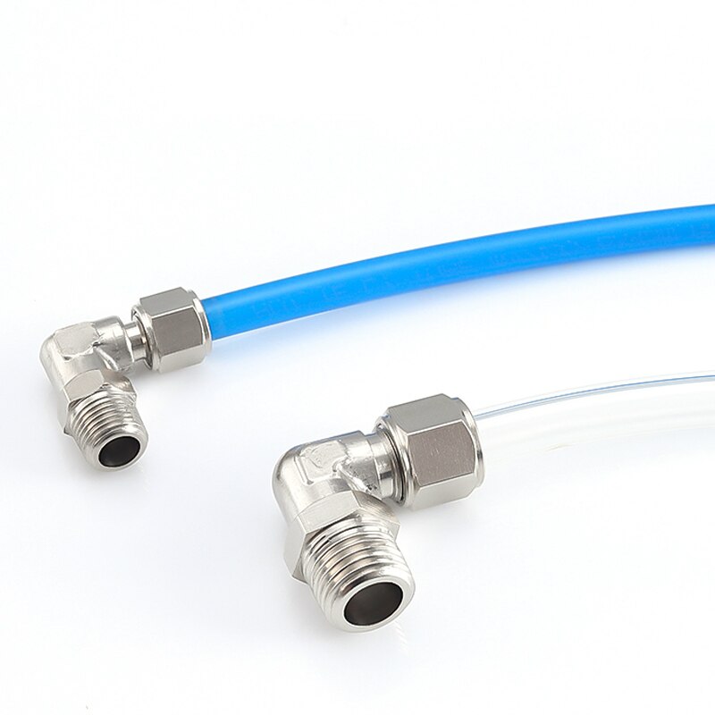 Pneumatic Rotary Fitting Elbow Push In Connector M5 1/8" 1/4" 3/8" 1/2" BSP Male Quick Twist OD Tube 4/6/8/10/12mm
