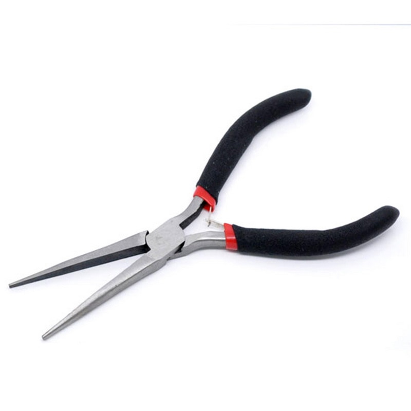 Hand Tangen Tang Platte Lange Neus Tapered Tangen Kralen Sieraden Tool 15Cm Naald Neus Tang Sieraden Tang 1Pc