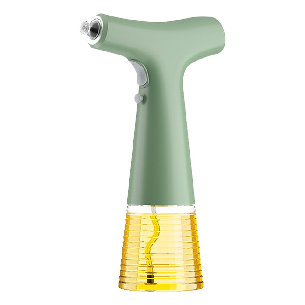 Botella eléctrica de aceite para cocina, pulverizador de vapor para hornear vinagre, barbacoa, dispensador de botella de pulverización para barbacoa, herramienta de Picnic: Verde