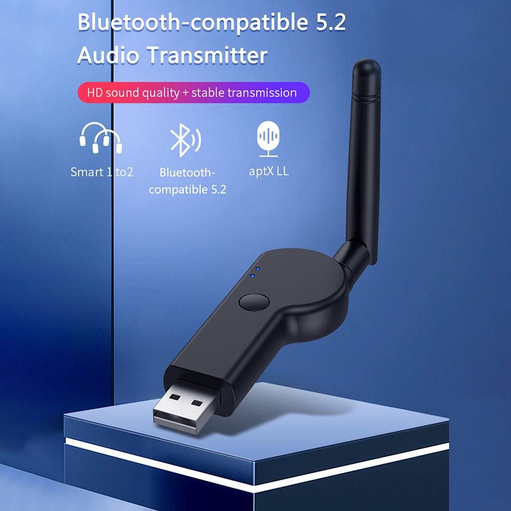 5.2 Audio Adapter with External Antenna Computer CD Player Bluetooth-compatible Home Portable Transmitter Desktop PC Accessories