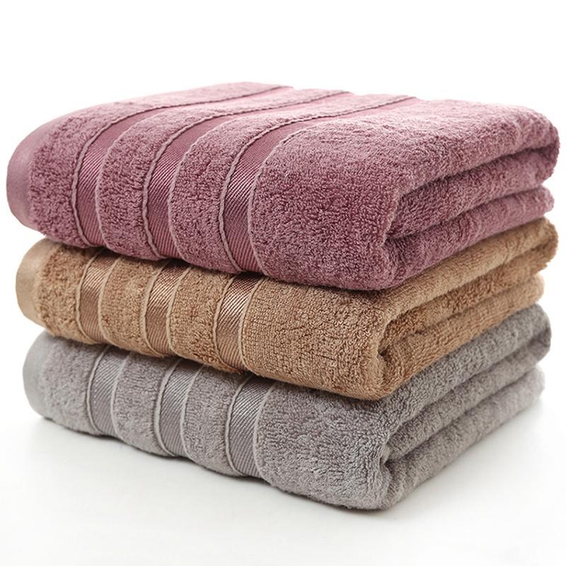50 100% Bamboevezel Handdoeken Paars Grijs Bruin Bad Gezicht Handdoek Set Cool Bamboe Absorberende Gezonde Badkamer Handdoeken Voor Volwassenen