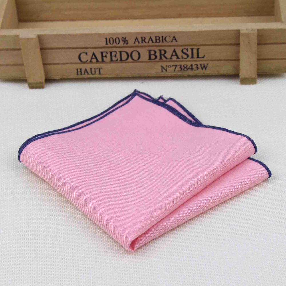 Handkerchief Scarves Vintage Like Linen Hankies Men's Pocket Square Handkerchiefs Solid Color23*23cm: 1