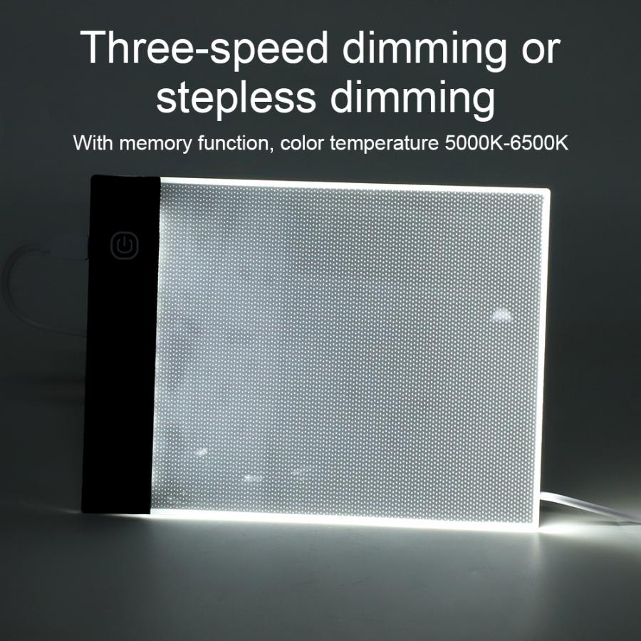 LED Tracing Pad - 2500LUX - USB-C Interface - Stepless Dimming - IP65 Waterproof