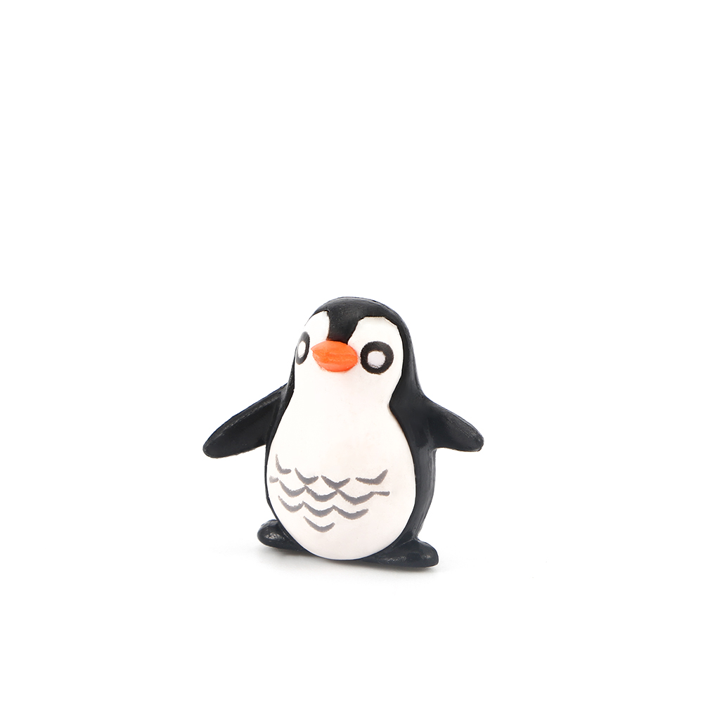 5pcs/lot Mini Resin Penguin Model Practical Jokes Toy Decoration Children Birthday Toy