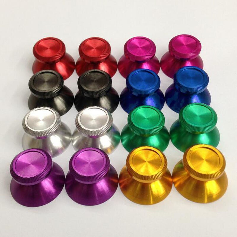 Aluminium Metalen 3D Analoge Joystick Thumb Stick Grips Caps Vervanging Reparatie Voor Playstation 4 PS4 Xbox One Gamepad Controller