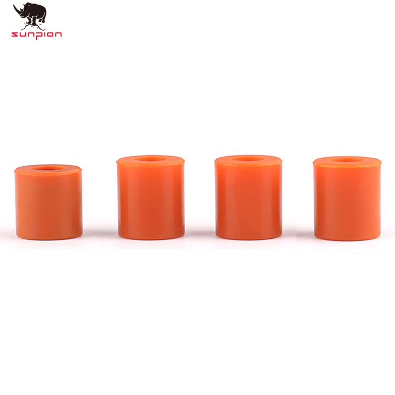 3D Printer Heat Bed Parts Bed Silicone Leveling Stable Pressure Bed Tool Heat-Resistant Silicone Buffer: 6PCS 18MM / Brown