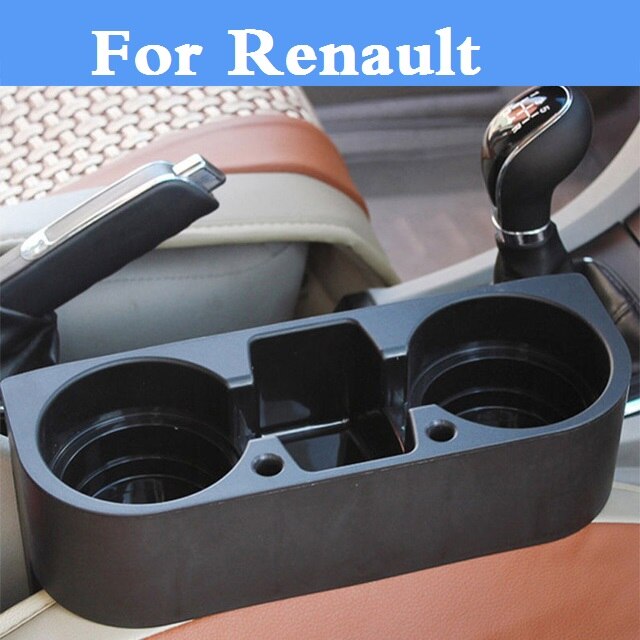 Car Seat Cup Drinks Holders Storage Stowing Tidying Interior For Renault Captur Clio RS Clio V6 Duster Fluence Kadjar Koleos